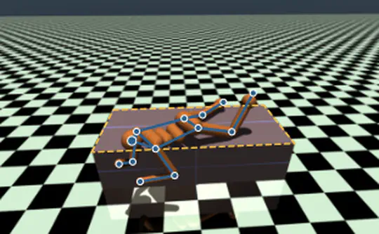 Sim-to-Real Fall Detection for ICU Beds